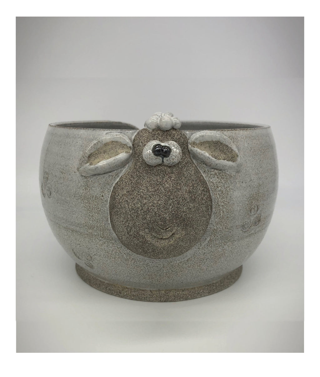 Sheep Yarn Bowl – Firestone Pottery